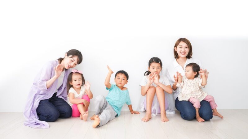 仲良しママ友と子供達